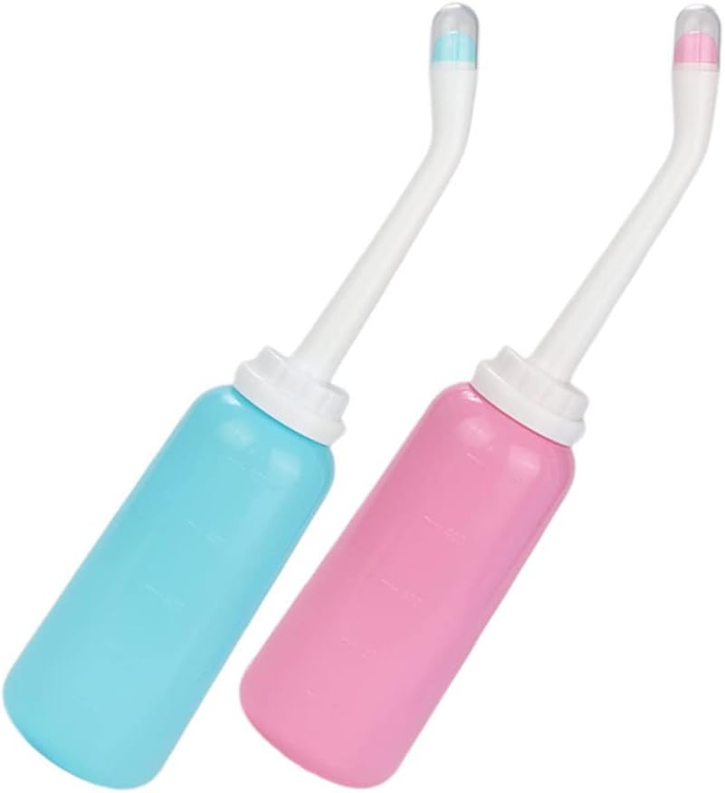 Milisten Feminine Hygiene Products 2Pcs Women Vaginal Douche Cleaner Vaginal Shower Washing Cleaning Tool System Portable Vaginal Douche Cleaner Cleansing System Bidet Portable