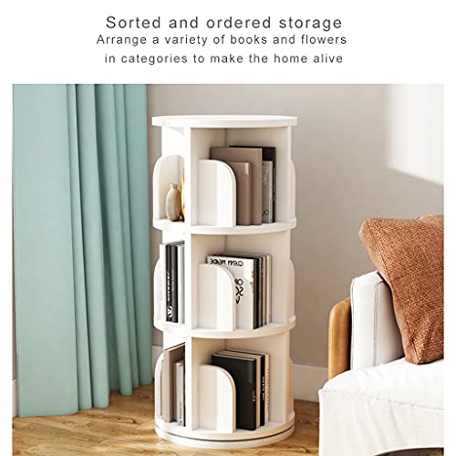 Draaibare boekenplank eenvoudige 360 graden studentenboekenplank voor kinderen eenvoudige boekenplank in de… - Image 6