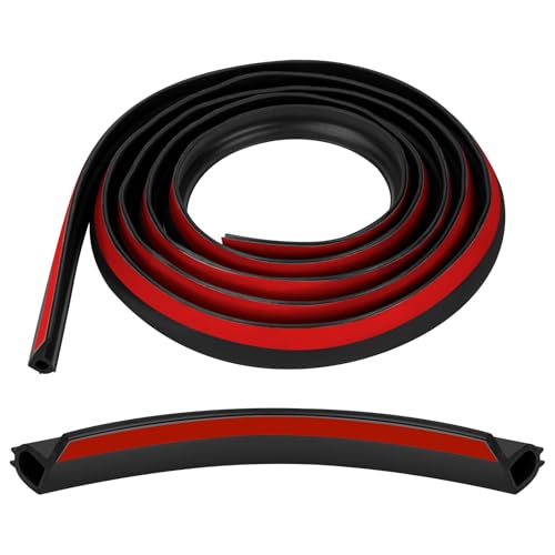 Ultimate Tailgate Seal with Taper Seal 10ft Adhesive Truck Bed Seal Kit with 14 Inch Large Tailgate Seal for Use with Truck Caps and Tonneau Covers Waterproof Dustproof Black