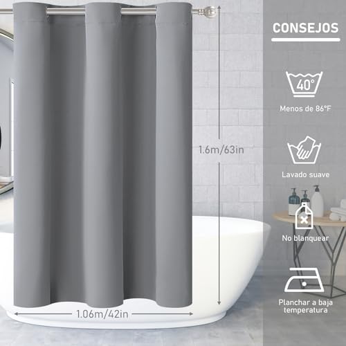 Cortinas, Home cortina gris Marca MXBEAUTY (2)