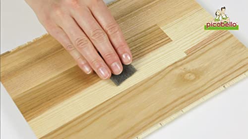 Picobello Holz Reparatur Set, Premium - Parkett Laminat Möbel Treppen für lackierte Oberflächen, G61403
