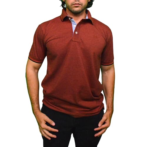 Opiniones y reviews de Playera Polo Naranja los más recomendados. 44 U.L.S. 1982- Playera Polo para Hombre, Corte Clásico (MX/US, Alfa, Mediano, Regular, Regular, Naranja Jaspe)
