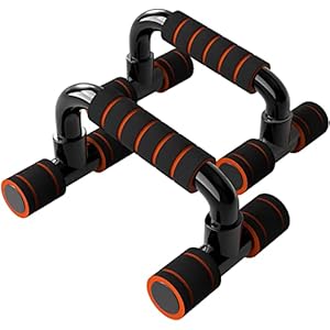 FirstFit Non-Slip Handles Push-Up Bars Stand | Push Up Handles with Cushioned Foam Grip and Non-Slip Sturdy Structure – Multicolor