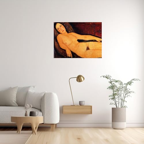 Poster Amedeo Modigliani Nude on a Divan 100x75cm pour décorer un mur - 4