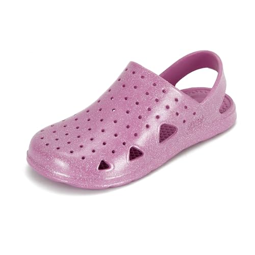 Image of Totes Kids' Everywear Lightweight Waterproof Contoured Splash and Play Clog Sandals with Strap