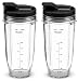 Nutri Ninja 24 oz Tritan Cups with Sip & Seal Lids. Compatible with BL480, BL490, BL640, & BL680 Auto IQ Series Blenders (Pack of 2)