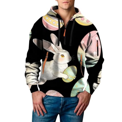 Camiseta de Pascua para hombre S ropa proteccion solar verano