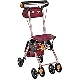 2, Doppelbremssystem - Dieser Walking Walker ist mit neuen Bremssystemen ausgestattet. Sie können den Wanderer mit Ihrer Ein-Hand steuern. Es ist wirklich bequem ..