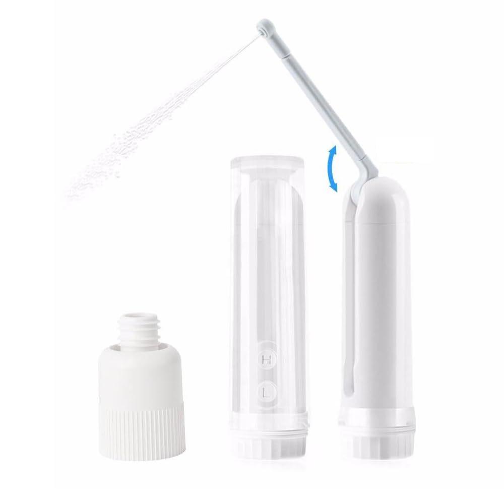 Portable Bidet for Travel Electric Portable Bidet Handheld Mini Clean Sprayer Toilet Paper Substitutes, for Personal Hygiene Cleaning/Soothing Postpartum Care/perineal & Hemmoroid Nursing white