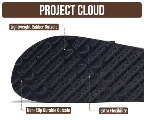 Image of Project Cloud 100% Genuine Leather Moccasin Style Clogs for Women (Carline) | Memory Foam Insole for Comfortability; Non-Slip and Durable Womens Clogs; Lightweight and Water-Resistant Mules for Women