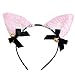 Produktbild HUIQING Frauen Mädchen Katzenohr Stirnband Haar Reifen Flash Candy Farbe Zubehör Katzenohr Kopfschmuck