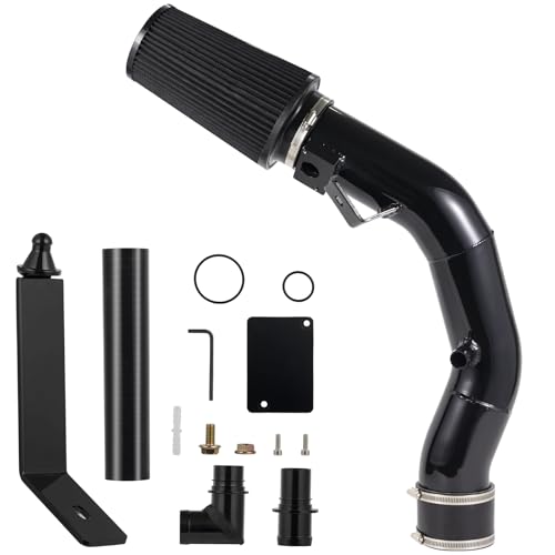 Image of Air Intake Kit, 6.0 Diesel Cold Air Intake Pipe with Filter Replacement for 2003 2004 2005 2006 2007 Ford F250 F350 F450 6.0L Powerstroke Diesel