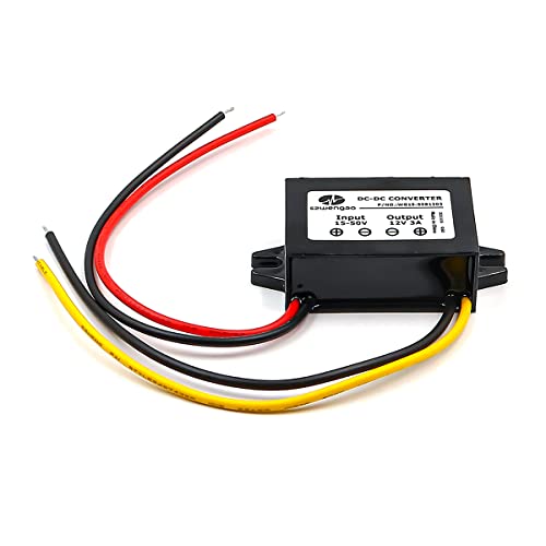 VOANZO 12V Regulator 24V to 12V DC Converter 3A Buck Converter for Vehicles Security Systems Medical Equipment Instrumentation - Image 2