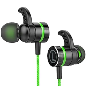 Soundmaster Pro V1 – Gaming Earphones with Dual Audio Drivers,in-Line Mic with Mute and Volume Control,Compatible with Xbox Series,Xbox One,Ps5,Ps4,Switch,Pc with 3.5mm