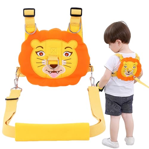 NiceNaiils Correa para Niños Antiperdida, Ajustable Arnés de Bebe con Hebilla de Seguridad y Calcomanías Mágicas Transpirable Cinturón de Andador para Bebe Niños