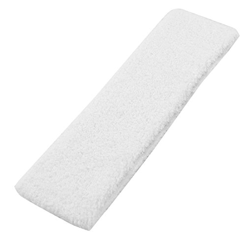 sourcing map Forever Yung 2 Pcs White Terrycloth Headband for Holding Fringe Bang Hair