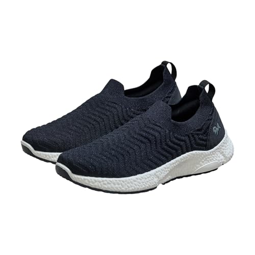 Image of Neeman's Flex Weave Slip On Shoes for Men | Breathable Knit Upper, Lightweight Cushioned Sole | Stretchy Slip-On Sneakers for All-Day Comfort,Shoe