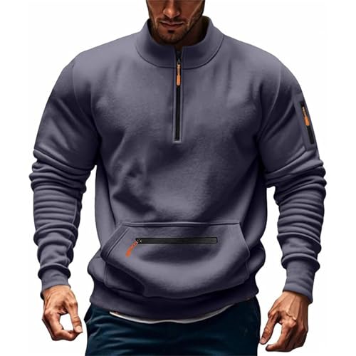 Sweat col roulé homme tricot kaki fini les pulls étroits en 5XL
