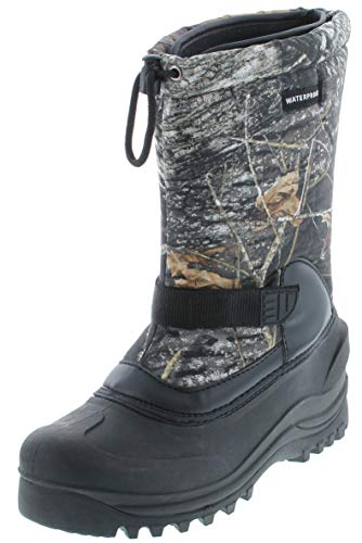 SC Outdoor Men's Waterproof Insulated Snow Boot with Adjustable Toggle,Camouflage,9.5
