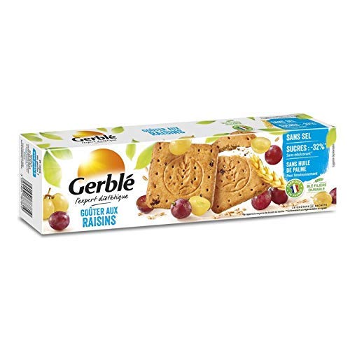 Gerblé - Sabor a uva, 20 unidades, 360 g, 3 unidades