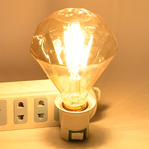 Indoor Lighting, E27 Beautiful Light Bulb For Chandelier Decorative Lamp For Home For Resturant For Table Lamp Wall Lamp, Mirror Bulb(Gold, Pink) #TOP3