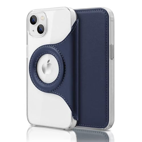 ZNX\ZENIX Magsafe 対応 iPhone13 ケース 手帳型 iPhone13 Pro iPhone12 iPhone12 Pro カバー ロゴ見せ マグネット吸着 スマホケース かわいい おしゃれ スリム 薄型 軽量 大人 くすみカラー カード収納 ベルトなし ZX-magcover (iPhone 13/13Pro/12/12Pro, ネイビー)