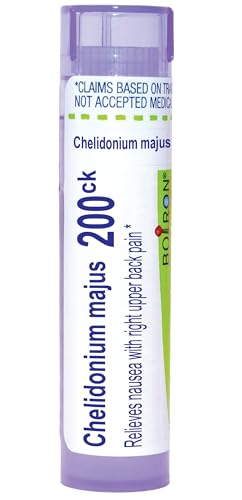 Boiron Chelidonium Majus 200Ck Homeopathic Medicine for Indigestion & Nausea - 80 Pellets - image 1