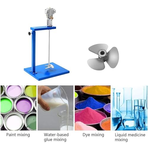 Mezclador de pintura neumático, máquina agitadora de soporte de 5 galones, agitador de mezcla automático para tanque y cubo, agitador de pintura eficiente para uso profesional