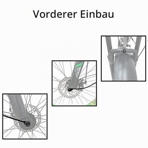 Schutzbleche, Fahrrad-Schutzblech-Set, Fahrrad-Kotflügel, Snowbike-Klappe, 26 Zoll, 4,0 Fatbikes, Zubehör, Kotflügel, vollständige Abdeckung (Color : Black)