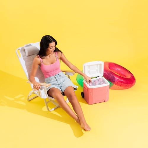 Image of Igloos Cooler Hard-Sided Ice Chest, Insulated Portable Cooler, Heavy-Duty, Leak-Resistant Lid, Lightweight Ergonomic Handle