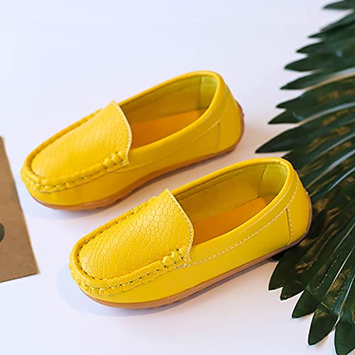 Boys Girls Loafer Flat Slip-On Comfort School Casual Dress Shoes Light Weight Lace Up Casua lBoat Shoes3