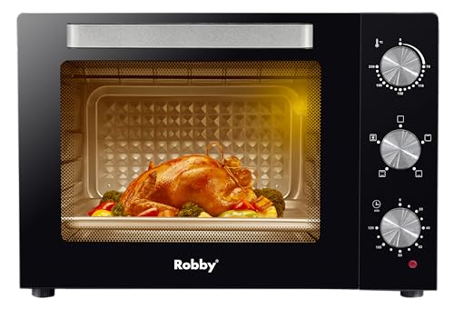 four chaleur tournante 55l 2200w - lumière - cavité diamant - Robby - romf55b