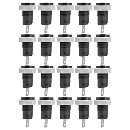 Banana Socket Binding Post Adapter Brass Safe Welding Grounding Terminal for 4mm 402 1KV A (Black)