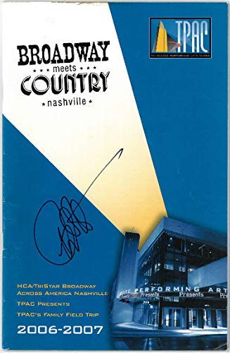 Athlon Sports CTBL-028547 Peter Gallagher Signed 2006-2007 Broadway Meets Country Nashville TPAC Program - JSA No.KK58218