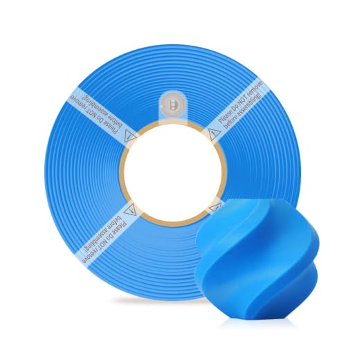 Image of Bamboo Lab PETG HF Refill Filament 1.75mm High-Speed, Easy to Print, Smooth Texture, Eco Friendly with RFID for Bambu Lab X1, P1,A1 Series 1KG (2.2lbs) Exclude Spool + /- 0.03mm (Lake Blue 33601)