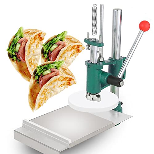 Máquina manual para hacer pasta de acero inoxidable, con mango que ahorra mano de obra y placa redonda, máquina de pasta multifunción para uso comercial o familiar, 22 cm