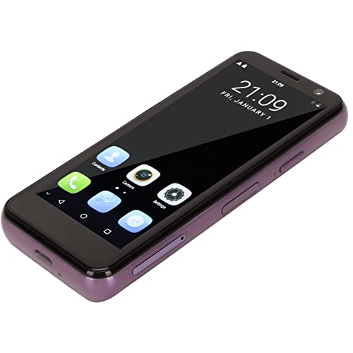 Minimobiltelefon 4G med Studentfodral - Lila Minismartphone