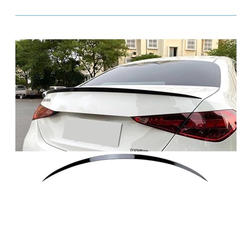 テール テールゲート スポイラー ベンツ C クラス W206 C200 C260 C300 C43 C63 AMG 2022+ リアトップ トランク リップ スポイラー ダックテール(Gloss Black)