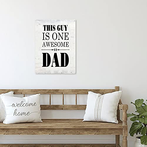 Panneau mural en bois déco garage et bureau d'un super papa