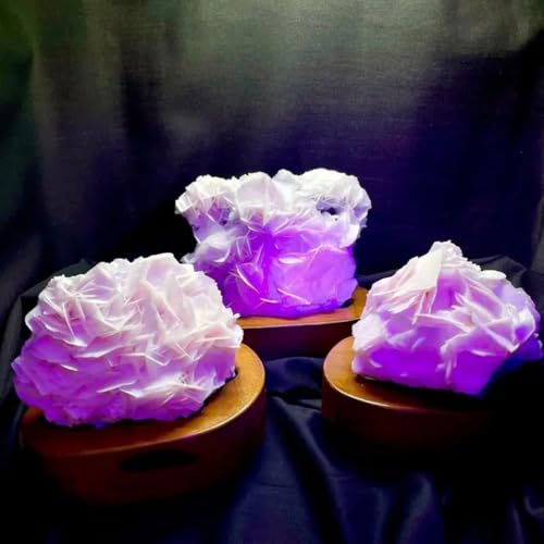 Calcite rose brute authentique spécimen minéral de collection - 4