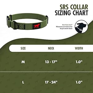 Tuff Pupper Waterproof Action Collar for Dogs | Heavy Duty Water Proof Dog Collar | Tear Proof & Odor Free | Rust-Proof Metal Hardware | Tactical Quick Release Buckle | for Adventurous, Active Dogs