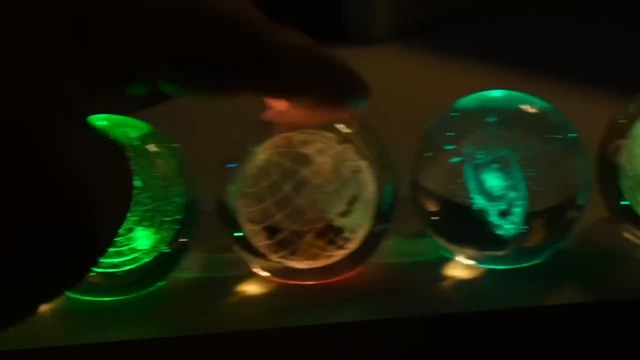 Image of JOJOCY 7 Pcs Solar System Planet Crystal Balls LED Wooden Base, 3D Outer Space Decor with 7 Colors, Includes Earth, Sun, Milky Way & More, Ideal Gift for Astronomy Lovers, Room Office Decoration