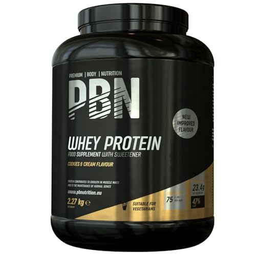 PBN - Premium Body Nutrition Whey Protein Powder 2.27kg Cookies & Cream
