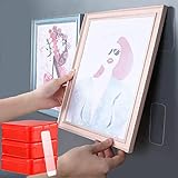 [Cinta Adhesiva Extraíble sin rastro]: La pegatina multifuncional se quita de la pared sin dejar residuos, estas tiras adhesivas de doble cara no dejan rastro en la pared ni en ninguna superficie.