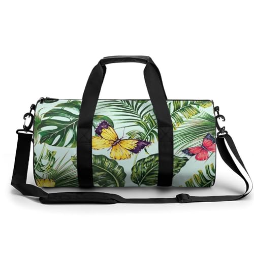 Sac de sport papillon vert pour vos weekends et sessions de gym outdoor
