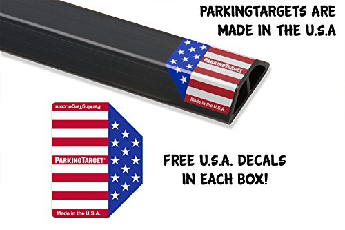 Parkingtarget Ipi-100 16" 1-Pack: Parking Aid Protects Car And Garage Walls, Easy To Install, Peel And Stick, Only 1 Needed Per Vehicle, Mom & Dad And Usa Decals Included – Parking Gadget Great Gift #TOP2