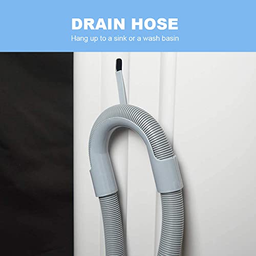 Panda 1.34 Cu.ft Portable Washing Machine, Fully Automatic Laundry Washer with Built-in Drain Pump, 10 LBS Load Volume, Top Load Clothes Washer for Apartment and Household, Blue Transparent Lid