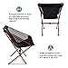 G2 GO2GETHER Ultra-Light Folding Camping Chair, All-Aluminum Frame, Surper Breathable Fabric, Easy to Carry, Compact Storage Size (2, Black)