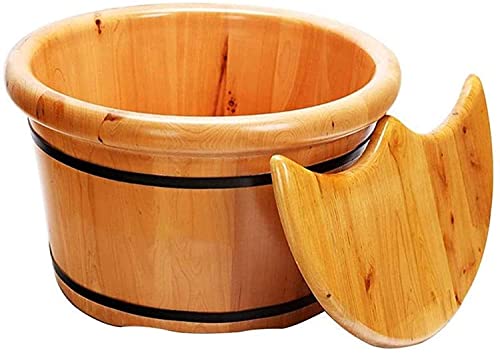 Pediluvio de madera para spa de pies, tamaño C