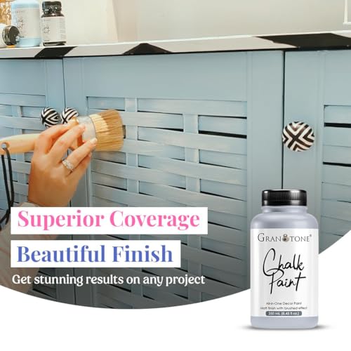Image of GRANOTONE Chalk Paint French Grey 250 ml Matte Finish